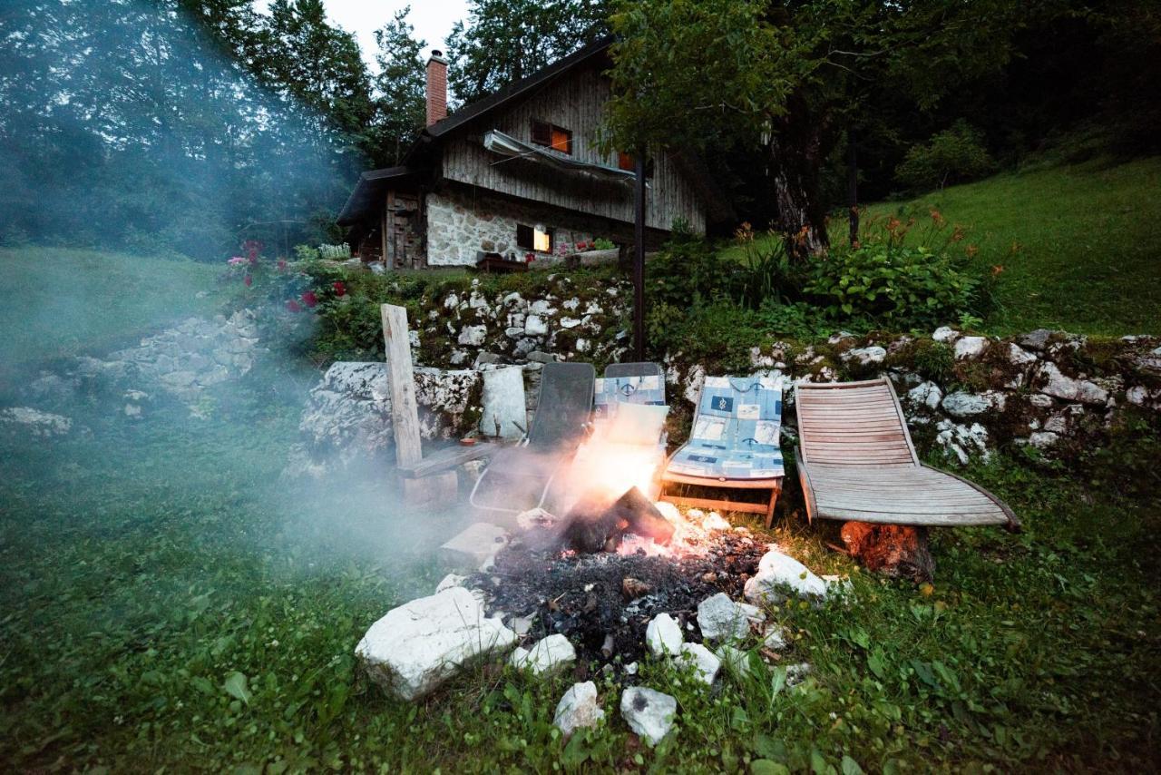 Miha Lodge - Mihcevo Plece Soča Kültér fotó